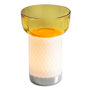 Artemide Bontá Transportabel Lampe Topaz med Glasskål