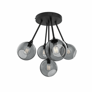Design by Us Ballroom Molecule Loftlampe Røgfarvet/Sort