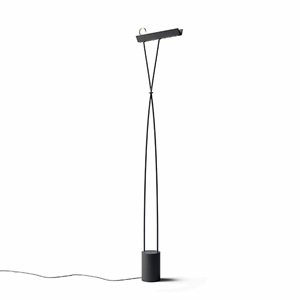 Estiluz Leo Gulvlampe Sort