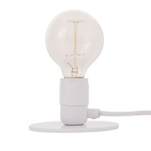 FRAMA E27 Bordlampe Hvid