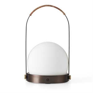 Menu Carrie LED Bordlampe Bruneret Messing