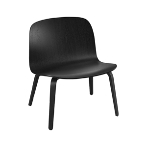 Muuto Visu Lænestol M. Træ Base Sort
