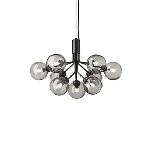 Nuura Apiales 9 Lysekrone Satin Sort /Røget Sort