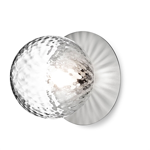 Nuura Liila Væg/Loftslampe Sølv/Klar