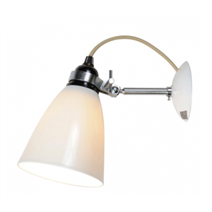 Original BTC Hector Medium Dome Væglampe Hard Wired