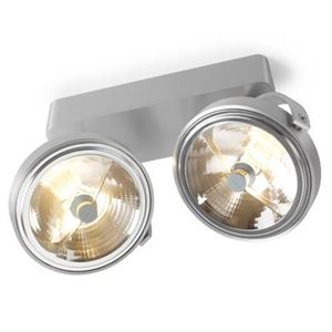 Trizo 21 PIN-UP 2 Spot- & Loftslampe Aluminium