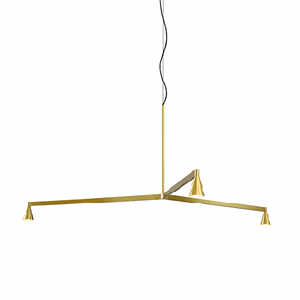 Trizo 21 Austere Chandelier Y 50 Messing