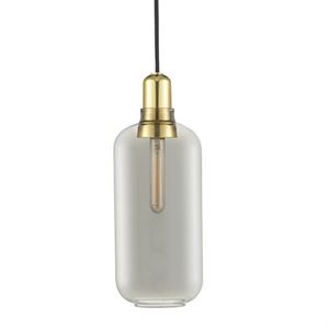 Normann Copenhagen Amp Pendel Stor Røgfarvet/Messing