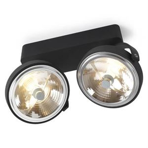 Trizo 21 PIN-UP 2 Spot- & Loftslampe Sort