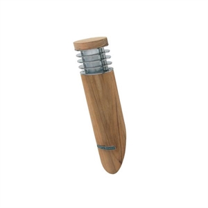 Royal Botania Ellipse Teak Væg Udendørslampe